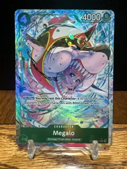 Megalo EB04-018 R ALT ART - The Azure Sea's Seven ENGLISH OP14 One Piece - Image 3