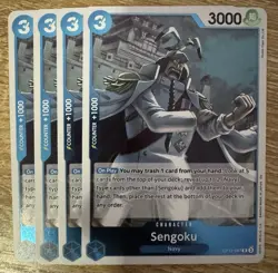 4 x One Piece TCG OP12-047 Rare (R) Sengoku NM English (Playset) - Image 1