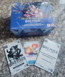 One Piece OP-14 The Azure Sea’s Seven English Booster Box(24 Packs) IN HAND SHIP - Image 1