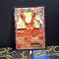 Flareon EX Holo Rare #RC6-32 2016 Pokemon Card - Generations: Radiant Collection - Image 1