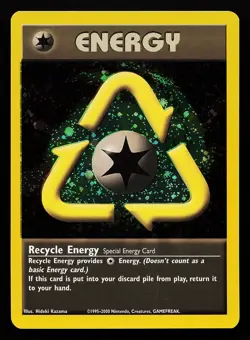 Recycle Energy 105/111 Holo WOTC Energize League Promo Pokemon Card - Image 1