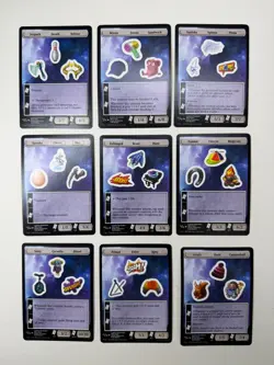 Magic The Gathering Unfinity Sticker Cards Lot Of 9 - Image 1