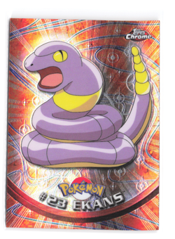 Topps Chrome 2000 Ekans Pokemon Card #23 Holo NM SPECTRA - Image 1