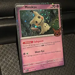 MIMIKYU. - 37/091 Trick Or Trade 2024 Cosmos Holo Rare - Pokemon TCG Card - Image 1