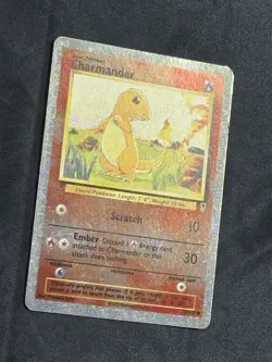 NM Charmander Reverse Holo 70/110 Legendary Collection Pokemon Card - Image 2