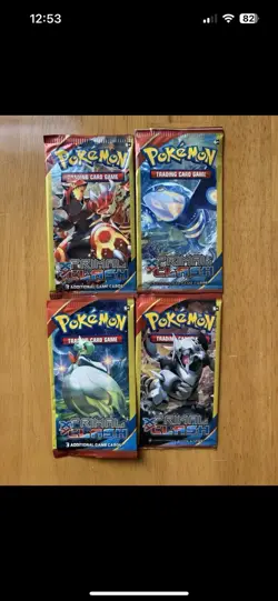 XY Base + Primal Clash Set 3-Card Booster Pack Art Set Lot x8 Packs - Image 2