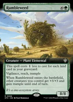 1x Rumbleweed - Extended Art - Commander: Outlaws Of Thunder Junction - Near Min - Image 1