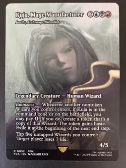 Kuja, Mage Manufacturer Inalla, Archmage Ritualist MTG Final Fantasy FCA 0052 NM - Image 1