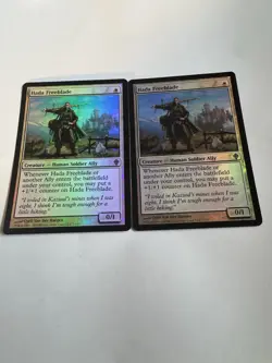 Magic The Gathering Hada Freeblade FOIL Worldwake x2 - Image 1