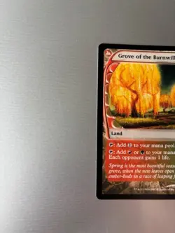 MTG Magic The Gathering Grove of the Burnwillows #176 Future Sight Regular - Image 2