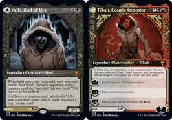 Near Mint x 1 Valki, God of Lies // Tibalt, Cosmic Impostor - Foil - Showcase Ka - Image 1