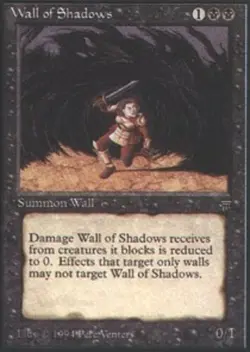 4x Wall of Shadows Light Play, English Legends MTG Magic - Image 1