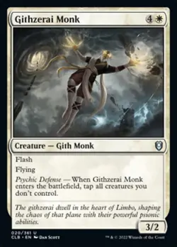 1x Githzerai Monk - NM Foil - CL:Baldur's Gate - Image 1