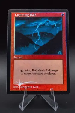 Lightning Bolt: 1995 Magic the Gathering - Judge Promos Foil - Image 1
