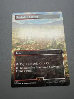 Sunbaked Canyon Borderless Universes Beyond Assassin's Creed Rare R 0111 NM ACR - Image 1