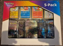 Pokemon TCG - Kanto Friends 5 Mini Tin Box Set (2021) - Sealed Costco Exclusive - Image 1
