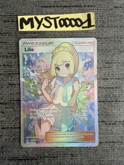 Carte Pokemon Lilie 151/156 Full Art Ultra Prisme Francais Occasion/ Bon Etat - Image 1