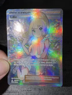Carte Pokemon Lilie 151/156 Full Art Ultra Prisme Francais Occasion/ Bon Etat - Image 3
