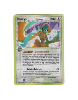 Pokemon Karte Deoxys 5/110 TCG EX Holon Phantoms Reverse Holo LP 2006 - Image 1