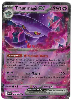 Traunmagil EX 036/094 Double Rare Fatale Flammen Pokemon Karte Deutsch Near Mint - Image 1