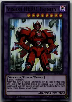 Vision HERO Trinity Ultra Rare Battles of Legend: Hero's Revenge BLHR-EN062 LP - Image 1