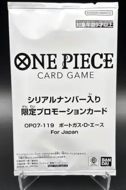 One Piece Card Game OP07-119 Portgas.D.Ace Tournament Serial Sealed Pack Jap. - Image 1