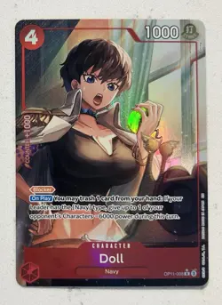 One Piece A Fist of Divine Speed Doll Alternate Art #OP11-008 English - Image 1