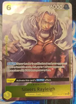 ONE PIECE The Azure Sea's Seven - SILVERS RAYLEIGH PROMO #OP14-108 ENGLISH CCG - Image 1