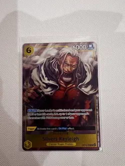 Rayleigh OP14 R The Azure Sea's Seven One Piece Dash Pack Promo Foil - Image 1