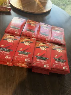 One Piece TCG OP-13 Carrying On His Will Sleeved Booster Packs English Lot Of 5 - Image 1
