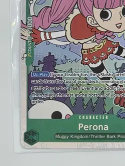 Perona 2025 One Piece Legacy of the Master Holo Foil Super Rare OP12-034 - Image 5