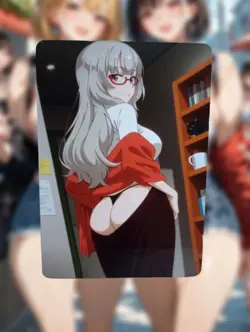 Shizuku Hazuki New Game! Anime Waifu Sexy Goddess Doujin Lewd Hentai Card - Image 1