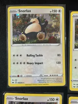 (4) Pokemon SWSH Blister Promo Exclusive Snorlax Cosmos Holo Card Lot NM/MT - Image 2