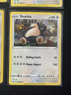 (4) Pokemon SWSH Blister Promo Exclusive Snorlax Cosmos Holo Card Lot NM/MT - Image 4