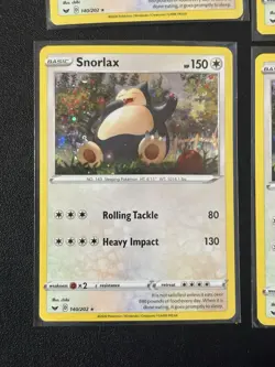 (4) Pokemon SWSH Blister Promo Exclusive Snorlax Cosmos Holo Card Lot NM/MT - Image 5