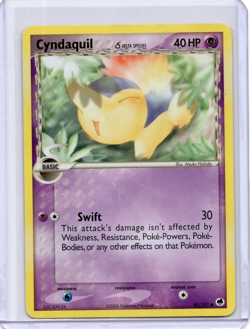 Cyndaquil 45/101 EX Dragon Frontiers Common Pokemon Card MP - Image 1