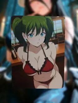 Ririka Chiyoda Goddess Cafe Terrace Anime Waifu Sexy Doujin Lewd Hentai Card - Image 1