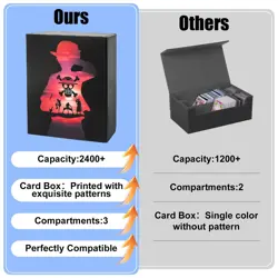 One Piece TCG Trading Card Box - 2400+ Card Storage Box with for One Piece Ca... - Image 5