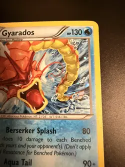 Gyarados XY109 Black Star Promo Holo Rare Shiny Pokemon Card - LP - Image 5