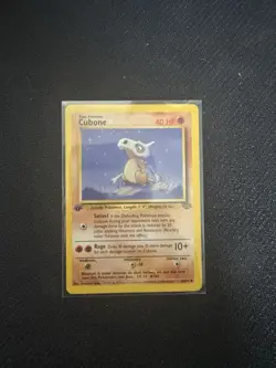 Cubone 50/64 Jungle Set WOTC Pokemon Card 1st Edition - Near mint! - Image 1