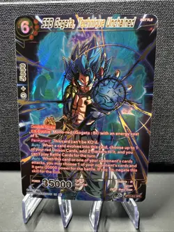 Dragon Ball Super Card Game SSB Gogeta, Technique Unchained SPR BT11-012 - Image 1