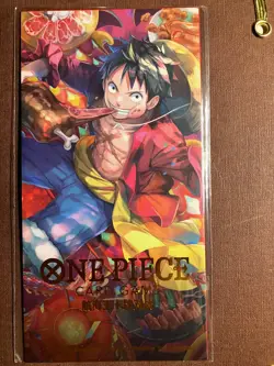 One Piece Card Game Monkey D. Luffy P-001 Chinese New Year Red Packet Sealed - Image 2