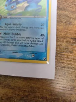 Pokemon Vaporeon EX TCG Holo Card Unseen Forces 19/115 Rare - Image 2