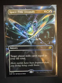 Space-Time Anomaly - Borderless Rare #315 - Edge of Eternities EoE Magic - Image 1
