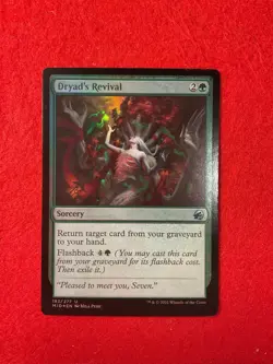 Dryad's Revival - Foil - Innistrad: Midnight Hunt - Magic the Gathering - MTG - Image 1