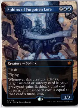 Sphinx of Forgotten Lore $0314 - Borderless (FDN) Foundations - Image 1