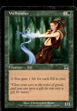 MTG Wellwisher LP Light Play Onslaught [5120] - Image 1