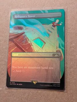 Reliquary Tower *FOIL* Secret Lair FalloutR: Points of Interest MTG NM Unplayed - Image 1