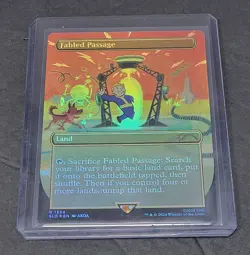 Fabled Passage *FOIL* Secret Lair FalloutR: Points of Interest MTG NM Unplayed - Image 1