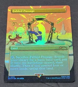 Fabled Passage *FOIL* Secret Lair FalloutR: Points of Interest MTG NM Unplayed - Image 2